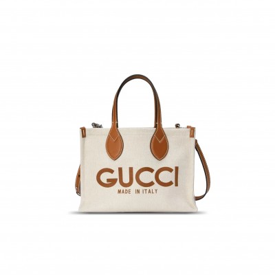 GUCCI PRINTED MINI TOTE BAG 772144 FACUL 8451 (28*19.5*12cm)